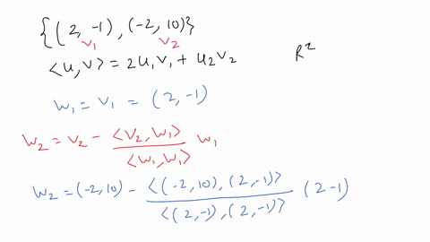 use-the-inner-product-langlemathbfu-mathbfvrangle-2-u_1-v_1u_2-v_2-in-r2-and-the-gram-schmidt-orthon