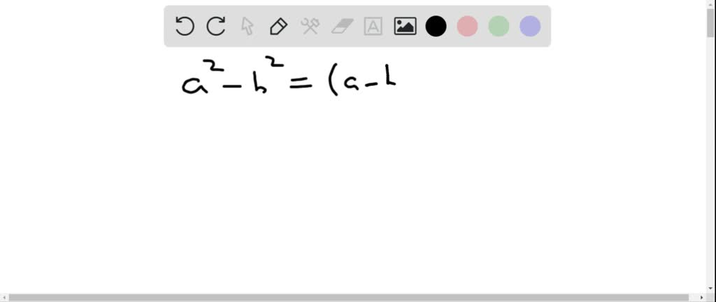 SOLVED:What is the difference of two squares pattern?