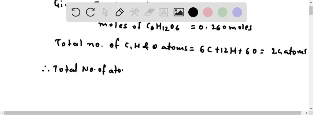 Solved What Is The Total Number Of Mathrm C Mathrm H And Mathrm O Atoms In 0 260 Moles Of Glucose Mathrm C 6 Mathrm H 12 Mathrm O 6 Solved What Is The Total Number Of Mathrm C Mathrm H And Mathrm O Atoms In 0 260 Moles Of Glucose Mathrm C 6 Mathrm H 12 Mathrm O 6