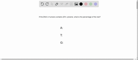 if-the-dna-double-helix-in-humans-contains-20-cytosine-what-is-the-percentage-of-guanine-adenine-and