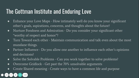 which-of-the-following-is-not-one-of-the-seven-principles-recommended-for-enduring-love-a-solve-your