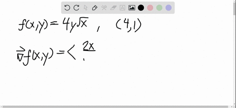 find-the-maximum-rate-of-change-of-f-at-the-given-point-and-the-direction-in-which-it-occurs-fx-y-4y