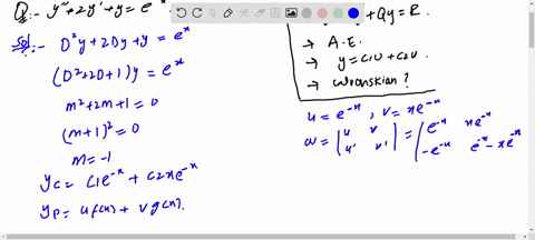 solve-the-equations-by-variation-of-parameters-yprime-prime2-yprimeyex-2