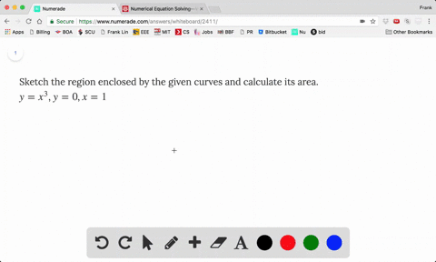 sketch-the-region-enclosed-by-the-given-curves-and-calculate-its-area-y-x3-y-0-x-1