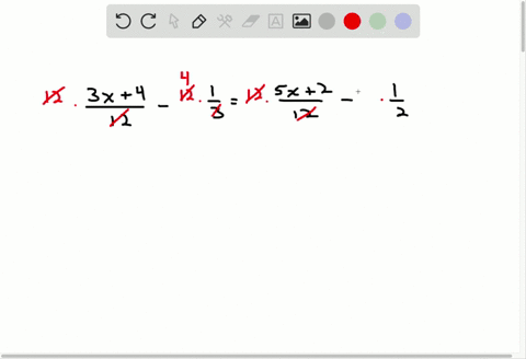 solve-frac3-x412-frac13frac5-x212-frac12