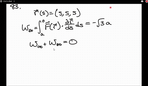 a-calculate-the-work-done-from-d-to-o-by-the-force-p-of-prob-82-by-integrating-along-the-diagonal-of
