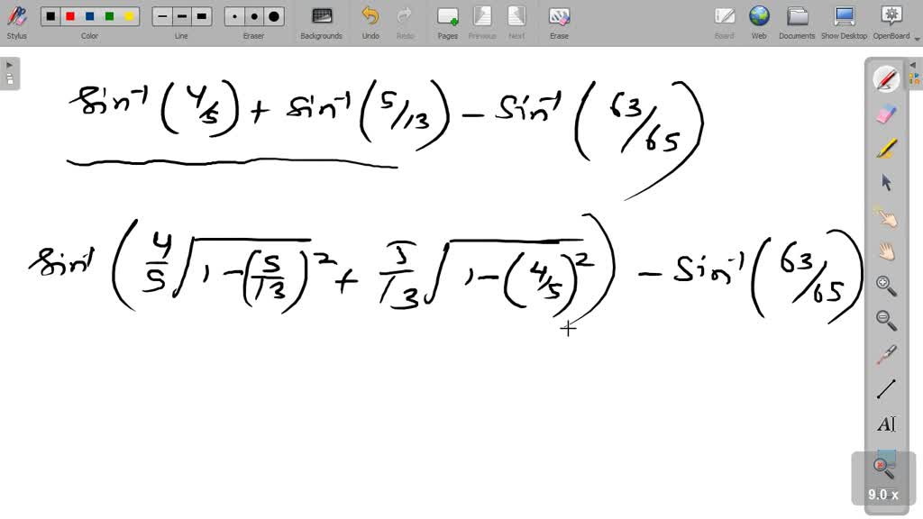 solved-find-the-value-of-sin-1-4-5-sin-1-5-13-sin-1-63-65