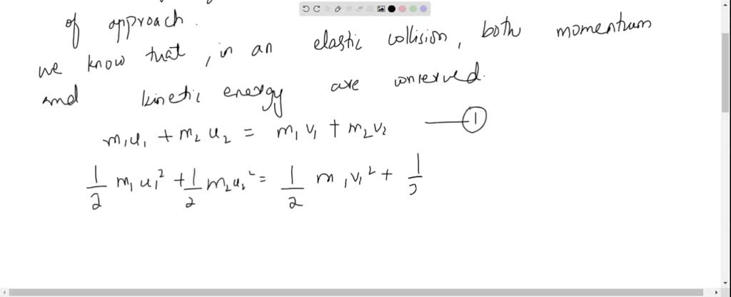 SOLVED:In an elastic head on collision between two particles (a ...