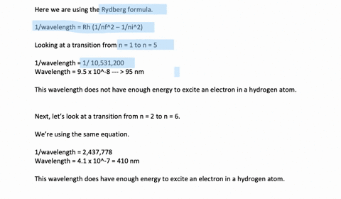 does-a-photon-of-visible-light-lambda400-700-mathrmnm-have-sufficient-energy-to-excite-an-electron-i