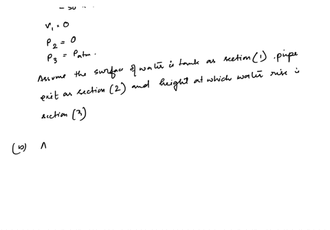 water-assumed-frictionless-and-incompressible-flows-steadily-from-a-large-tank-and-exits-through-a-v