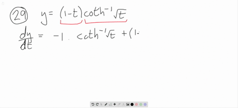 find-the-derivative-of-y-with-respect-to-the-appropriate-variable-y1-t-operatornamecoth-1-sqrtt-2