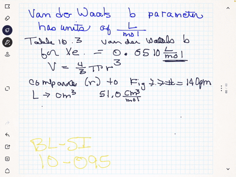 table-103-shows-that-the-van-der-waals-b-parameter-has-units-of-mathrml-mathrmmol-this-implies-tha-4