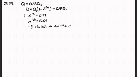 what-multiple-of-the-time-constant-tau-gives-the-time-taken-by-an-initially-uncharged-capacitor-in-a