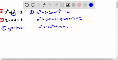solve-each-system-by-the-substitution-method-beginaligned-x2y22-2-xy1-endaligned