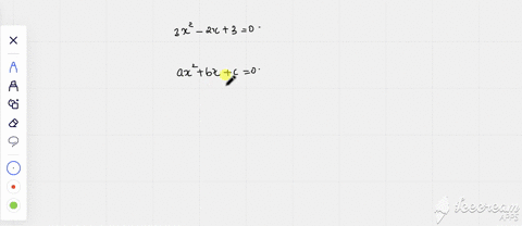 the-roots-of-the-equation-3-x2-2-x30-are-1-real-and-distinct-2-real-and-equal-3-imaginary-4-irration