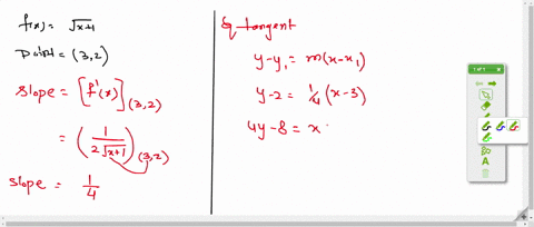 a-find-the-slope-of-the-graph-of-f-at-the-given-point-b-find-an-equation-of-the-tangent-line-to-th-5