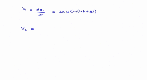 the-displacement-of-two-particles-executing-shm-are-represented-by-equations-y_12-sin-10-ttheta-y_23