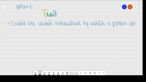 which-of-the-following-is-the-best-term-or-phrase-for-a-characteristic-pattern-of-behavior-or-a-disp