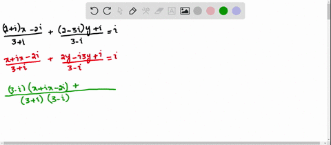 find-the-real-values-of-x-and-y-for-which-the-following-equation-is-satisfied-frac1i-x-2-i3ifrac2-3-