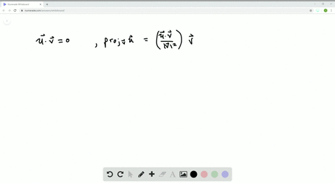 if-mathbfu-and-mathbfv-are-orthogonal-show-that-proj-mathbfu0