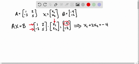 let-aleftbeginarrayrl1-2-3-5endarrayright-xleftbeginarraylx_1-x_2endarrayright-and-bleftbeginarrayc-