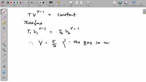 when-one-mole-of-monoatomic-ideal-gas-at-t-mathrmk-undergoes-adiabatic-change-under-a-constant-ext-2