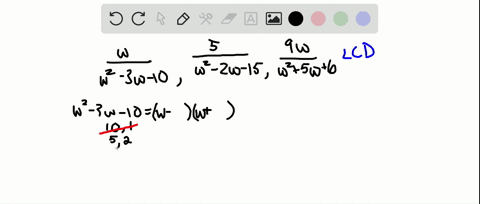 find-the-lcd-of-each-group-of-rational-expressions-fracww2-3-w-10-frac5w2-2-w-15-frac9-ww25-w6