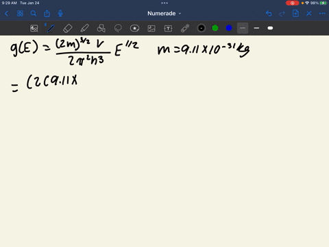 calculate-the-density-of-states-ge-for-the-free-electron-model-of-a-metal-if-e78-mathrmev-and-v10-ma