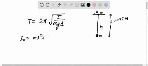 a-physical-pendulum-consists-of-a-uniform-rod-that-can-swing-freely-from-one-end-with-a-small-heavy-