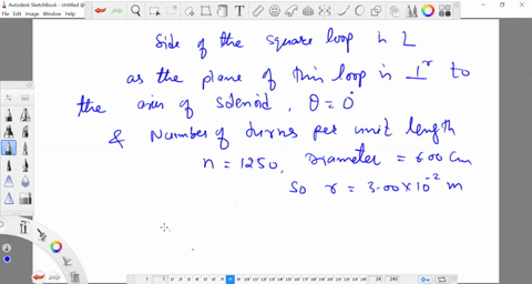 a-single-turn-square-loop-of-side-l-is-centered-on-the-axis-of-a-long-solenoid-in-addition-the-pla-2