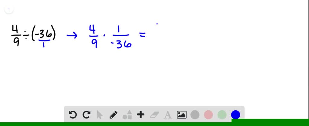 Solved:simplify 36 \div 9 \cdot 2