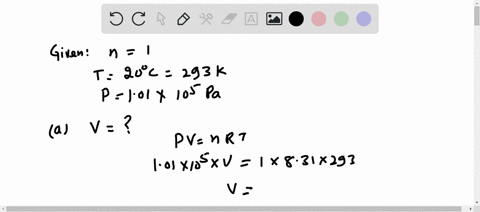 calculate-the-volume-occupied-by-1-mole-of-each-of-the-following-substances-in-both-cubic-centimeter