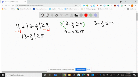 solve-each-absolute-value-inequality-4left3-fracx3right-geq-9-3