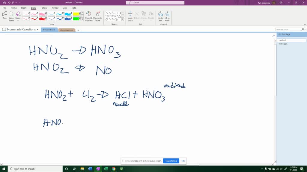 SOLVEDExplain, giving one example in each case, why nitrous acid can