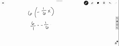 simplify-the-expression-6left-frac16-xright
