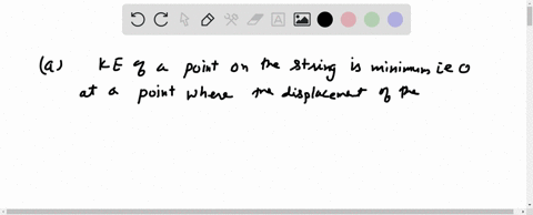 a-harmonic-wave-travels-along-a-string-a-at-a-point-where-the-displacement-of-the-string-is-greatest