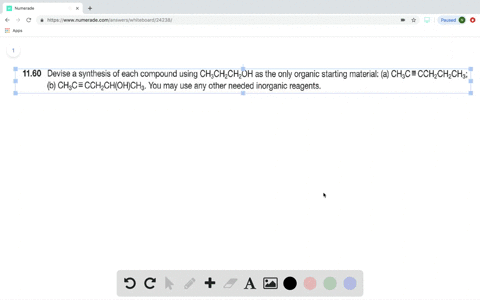 devise-a-synthesis-of-each-compound-using-ch3ch2ch20h-as-the-only-organic-starting-material-a-ch_3c-