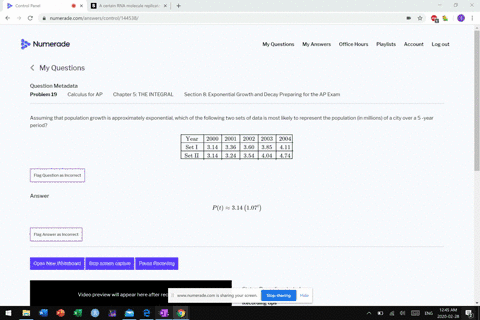 assuming-that-population-growth-is-approximately-exponential-which-of-the-following-two-sets-of-data