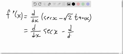 find-fprimex-fxsec-x-sqrt2-tan-x