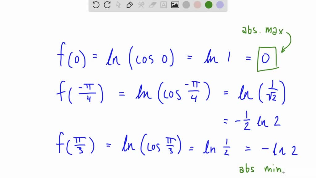 Absolute Exteme Values ⏩SOLVED:Locate and identify the absolute extreme values of a.… | Numerade