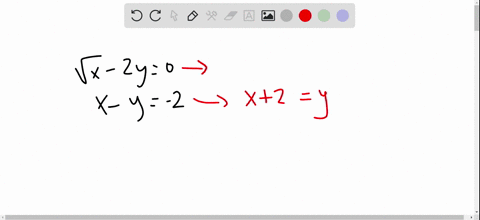 if-possible-solve-the-nonlinear-system-of-equations-beginarrayr-sqrtx-2-y0-x-y-2-endarray