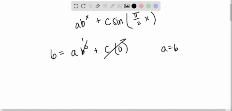 for-the-following-exercises-find-a-function-of-the-form-ya-bxc-sin-leftfracpi2-xright-that-fits-the-
