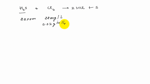 the-bad-smell-of-water-containing-hydrogen-sulfide-can-be-removed-by-the-action-of-chlorine-the-re-2