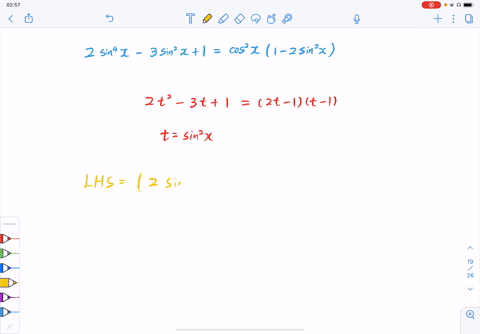prove-the-given-identities-2-sin-4-x-3-sin-2-x1cos-2-xleft1-2-sin-2-xright-2
