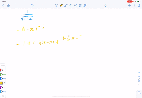find-the-first-four-terms-of-the-indicated-expansions-by-use-of-the-binomial-series-frac1sqrt1-x-2