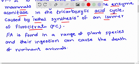 how-does-fluoroacetic-acid-exert-its-toxic-effect