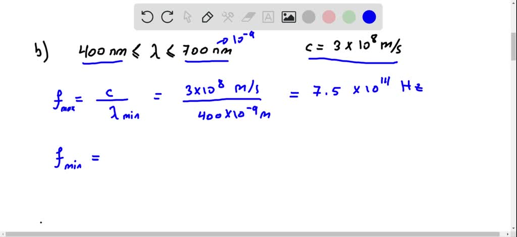 SOLVED:(a) Audible Wavelengths. The Range Of Audible Frequencies Is ...