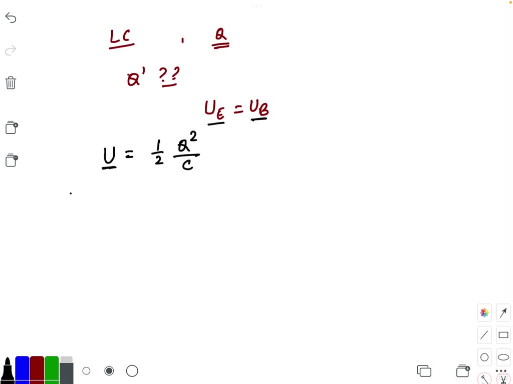 SOLVEDIn an oscillating LC circuit, the maximum charge on the