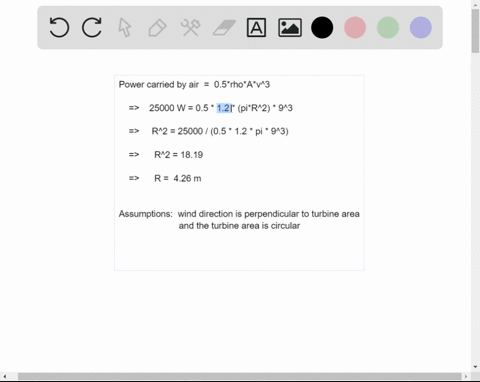 SOLVED:Calculate the blade radius of a wind turbine that must extract ...