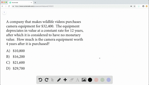 a-company-that-makes-wildlife-videos-purchases-camera-equipment-for-32400-the-equipment-depreciates-